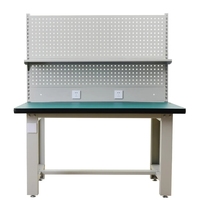 Banc de travail ESD robuste de haute qualité, table de travail électronique en fer sur mesure pour atelier, ligne d'assemblage