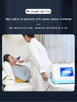 Appareil de dégazage des voies respiratoires de qualité hospitalière pour les soins cliniques/à domicile, fréquence réglable, équipement de rééducation