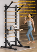 Barra de Pared Sueca para el Hogar, Barra de Ejercicios para Interiores, Entrenador de Estiramiento para Danza, Presión de Piernas, Rehabilitación, Ejercicio de Cuerpo Completo