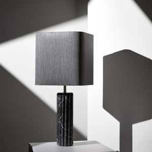Marble <b>Table</b> <b>Lamp</b> With Led Light Source E27 Bulb <b>Base</b> For Hotel Bedroom Living Room Decorative Use - Product Image 4