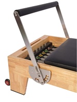 Cama de pilates multifuncional de roble para culturismo