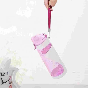 Bouteille d'eau en plastique pour le sport 550 ml, <span class=keywords><strong>shaker</strong></span> à protéines, bouteille portable anti-fuite pour l'eau avec poignée, sans BPA - Product Image 6