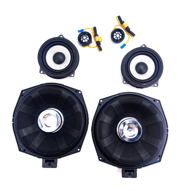 OEM Fit BM Car Loudspeaker System, High Power Bass Midrange Tweeter Full Audio Kit
