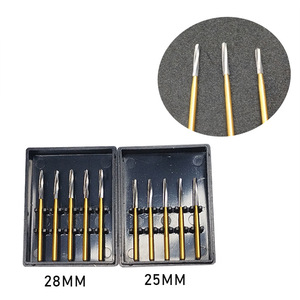 ดอกสว่านทันตกรรม Endo-Z ทังสเตนคาร์ไบด์ ขนาด 25 มม. 28 มม. สำหรับการเตรียมโพรงรากฟันและช่องโพรงประสาท แบบช่องตรง - Product Image 1