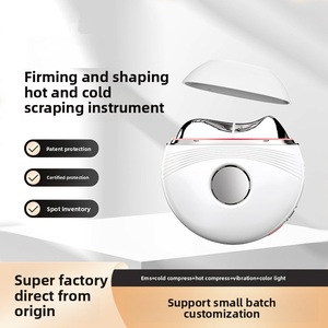 Masseur professionnel pour soins de la peau, 3 modes, chaleur, froid, microcourant, vibration, contour du visage et du cou, raffermissant, anti-âge, appareil de beauté - Product Image 1