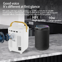 Nouveau projecteur intelligent pour la maison, 4000 lumens, Android, WIFI 2.4G/5G, 1280*720p, LCD, mini projecteur portable 4K