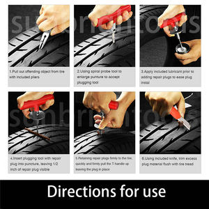 <span class=keywords><strong>Kit</strong></span> de <span class=keywords><strong>reparación</strong></span> de neumáticos sin cámara planos para motocicleta, coche, camión, pinchazo, <span class=keywords><strong>profesional</strong></span>, resistente, para fijar un plano - Product Image 4