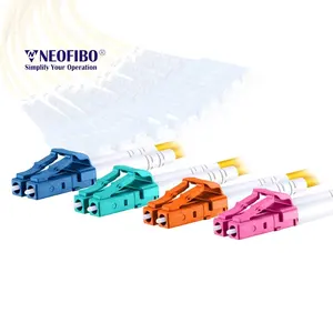 Neofibo LC DX Connector multimode lc om2 om3 duplex quad duplexthrough duplex uniboot connector optical lc connector