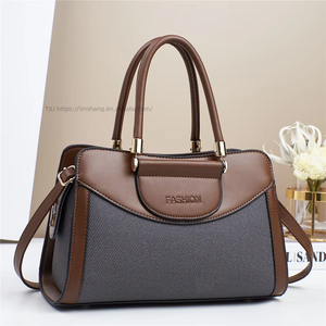 New Fashion Ladies Large Capacity Handbag Luxury PU Leather <b>Tote</b> Bag Women's Business & Casual Popular Boston Bag - Product Image 2