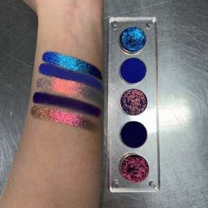 Оптовая продажа, индивидуальная упаковка с логотипом, блестящие матовые блестящие дуохромные тени для век, палитра 200 цветов - Product Image 5