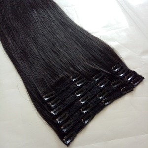 Extensiones de Cabello Remy con Clip, Precio de Fábrica al por Mayor, 100% Cabello Humano - Product Image 1