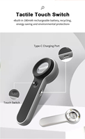 Loupe à main 10X avec lumière LED UV pour la lutte contre la contrefaçon, loupe de lecture, loupe pour malvoyants