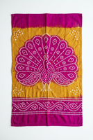 Essuie-mains en coton style indien Bandhani Tie-Dye pour décoration ethnique