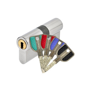 Vachette Cylindrical <b>Lock</b> Bright Chrome Plated Stainless Steel Mortise <b>Lock</b> With <b>Key</b> For Door Security - Product Image 2