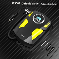Nouveauté : Compresseur d'air numérique portable 12V ABS pour pneus de voiture avec gonflage rapide et 50-100 PSI