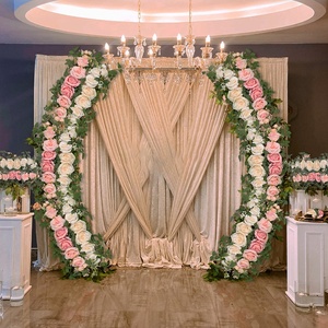 <span class=keywords><strong>C679</strong></span> hoa sắp xếp nhân tạo tăng hàng bên bố trí đạo cụ đám cưới cảnh trang trí bảng centerpieces hoa Backdrop Trang trí nội thất - Product Image 4