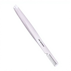 Pince à épiler pour sourcils en acier inoxydable solide, écologique, réutilisable, avec ressort, instruments de beauté de qualité supérieure, marque privée - Product Image 1