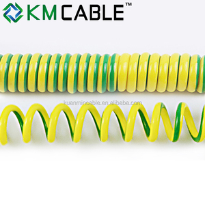 Polyurethane vỏ bọc hoặc TPU Vỏ bọc màu vàng màu xanh lá cây mùa xuân cáp dây, 6 7 8 lõi cuộn dây Cáp kable - Product Image 6