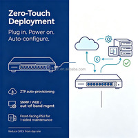 Switch de Red para Campus JX S5200-48T6X, 48 Puertos 10/100/1000BASE-T Adaptativos, 6 Puertos 10GE SFP+, VLAN, QoS, IP, Apilable, en Stock