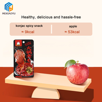 Wholesale Low Carb Low Calories Customized Shirataki Instant Healthy Food Spicy Konjac Snacks Children & Adults 20g Bag