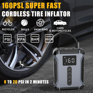 2024 mới 16000mAh di động nhảy khởi động máy bơm không khí máy nén công suất cao 12V 3000A ngân hàng điện xe hơi xe máy lốp Lạm Phát LED - Product Image 4