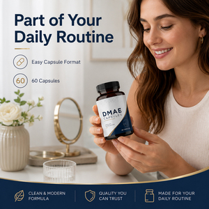 Gran oferta de cápsulas de <span class=keywords><strong>Dmae</strong></span> 3% <span class=keywords><strong>Dmae</strong></span> vegetarianas sin gluten sin OMG para apoyar la producción de neurotransmisores que mejoran la función cerebral - Product Image 4