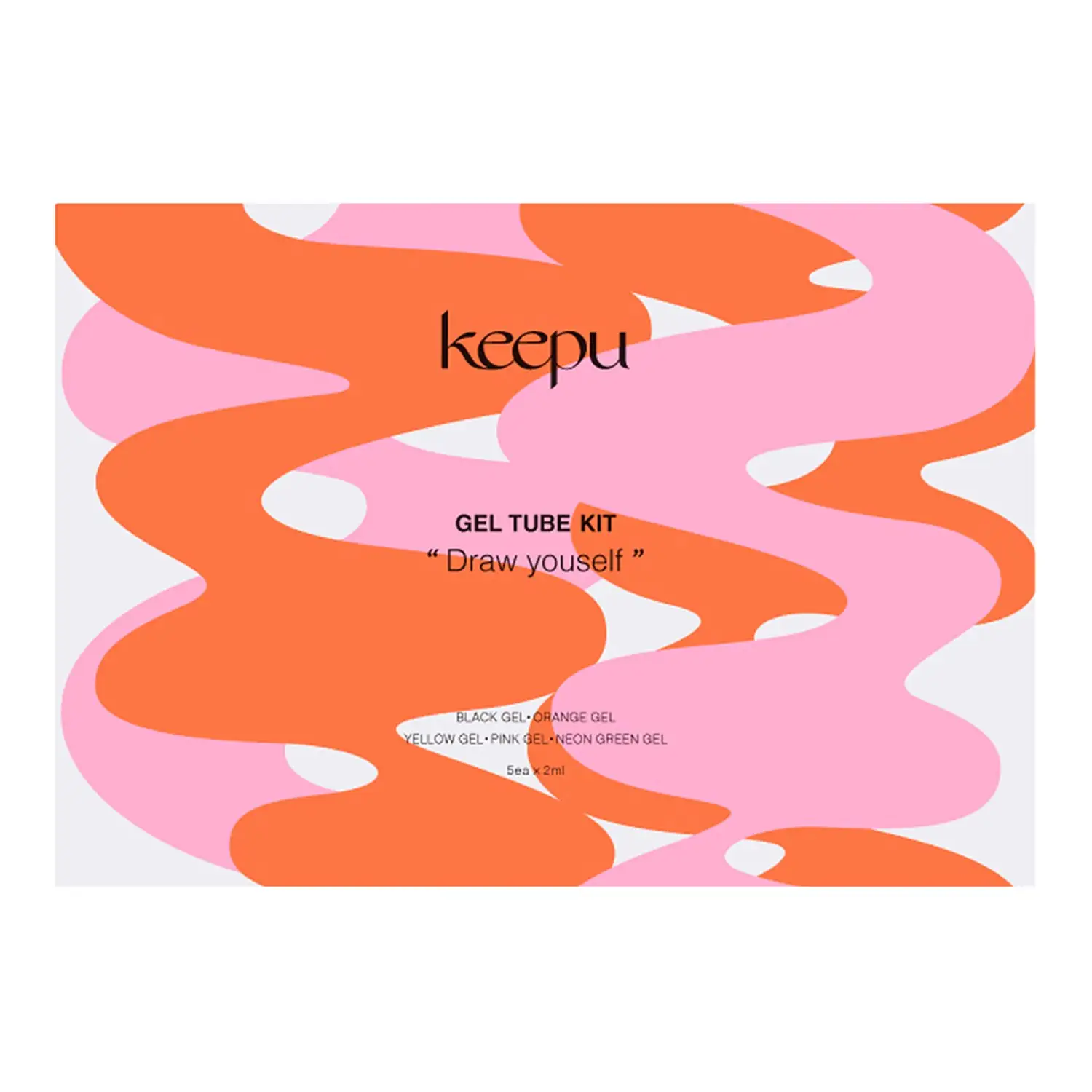 Koreanisches Nagel pflege produkt Nail Art Keepu Custom Gel Tube 5 - Vivid Von Lotte Duty Free