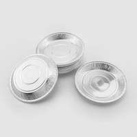 Prix d'usine ARABIA 7" Panier de cuisson jetable en aluminium de qualité alimentaire, écologique, avec couvercle en plastique PET 260ML