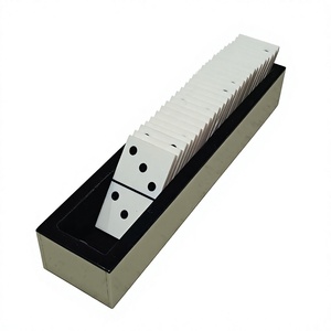 Juego de Dominó Profesional Doble Seis Hecho a Mano, Color Marfil con Puntos Negros, Resina de Primera Calidad Ecológica, con Regalo Incluido - Product Image 4