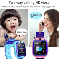 Reloj Inteligente Q12 Para Niños 3C Resistente al Agua con Cámara SOS GPS LBS Alarma Bluetooth WiFi y Ranura para Tarjeta SIM