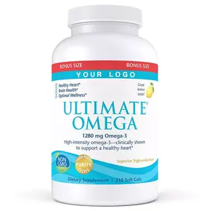 OEM sıcak satış doğal organik nihai Omega 3 balık yağı 1280mg 90 Sofegels Nootropics takviyesi - Product Image 1