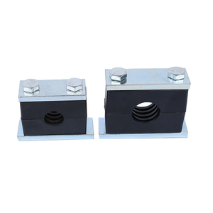 Colliers de <span class=keywords><strong>serrage</strong></span> télescopiques en <span class=keywords><strong>nylon</strong></span> usinés sur mesure à deux oreilles pour tubes et tuyaux en plastique avec finition zinguée pour applications à gros diamètres - Product Image 5