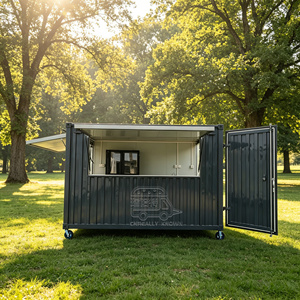 Prefab Mobile With Fast Food Equipment Customized Structure Shipping <b>Container</b> Restaurant - Product Image 5