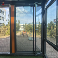 Ventana de Microventilación Residencial de Aluminio, Panel de Vidrio de Gran Vista, Eficiencia Energética, Impermeable, Tamaño Personalizado para Proyectos de Villas