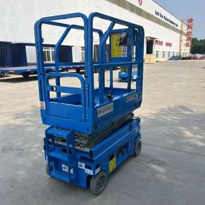 Gunting mobil listrik tugas berat kapasitas angkat <span class=keywords><strong>20</strong></span> <span class=keywords><strong>Ft</strong></span> tinggi maksimum empat roda desain hidrolik untuk mesin pompa - Product Image 2