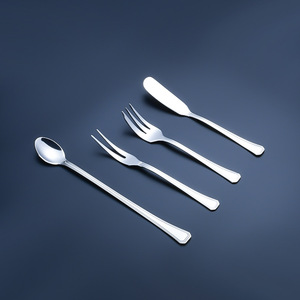 Juego de Cuchillo, Tenedor y Cuchara de Acero Inoxidable Minimalista Moderno <span class=keywords><strong>para</strong></span> Uso en Hoteles y Restaurantes, Vajilla <span class=keywords><strong>para</strong></span> Bodas - Product Image 3