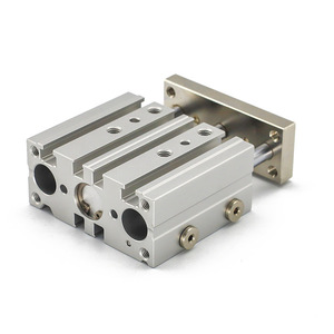 Cylindre à tige de guidage triaxiale TCL TCM/TCL 12/16/20/25/32/40/50x10x20x25x30x50x75, nouveau cylindre à impact en aluminium, roulement à piston, agricole - Product Image 1