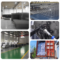 Unité de ressorts Bonnell pour matelas industriel, assemblage de ressorts internes avec cadre en acier, service OEM