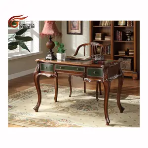 Goodwin — ensemble de salle d'étude, chaise, <span class=keywords><strong>bureau</strong></span>, en bois massif, meilleur prix, GGM381 - Product Image 1
