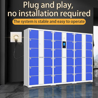 Casier intelligent extérieur en métal personnalisé pour la livraison en libre-service, reconnaissance faciale, station de livraison express, armoire intelligente pour bagages