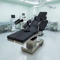 Table d'opération électrique à cinq fonctions avec base en acier inoxydable, cadre de traction orthopédique personnalisable en option