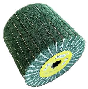 Grosir 120*100*19mm roda sikat kain nilon tutup non-tenun logam abrasif cakram untuk pasir kain poles OEM untuk baja - Product Image 5