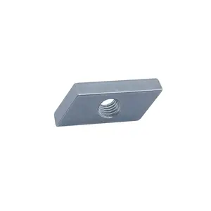 Werkspreis M6 Kohlenstoffstahl Rhomben-Schlitzkerne für 8 Schlitze 3030 4040 Serie Aluminiumprofil