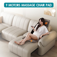 Coussin de massage électrique chauffant vibrant à succès pour le bien-être, avec contrôle de la minuterie, pour utilisation sur chaise et siège de voiture, pour le corps entier