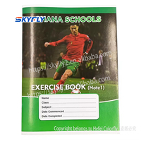 Ghana cahier d'exercices Note 1 fournisseur cahier personnalisé pour étudiant 100 feuilles agrafe A5 gros cahiers scolaires avec impression