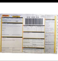 Impression personnalisée de billets d'avion Express NCR Dhl