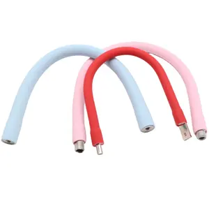 Manguera de Metal de silicona con cuello de cisne LED, tubo flexible Universal suave para lámpara de mesa, foco, lámpara de pie, diámetro de 8mm/10mm/12mm - Product Image 1
