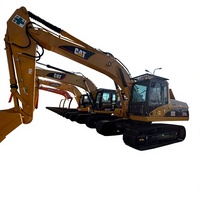 6 unités d'excavatrices d'occasion Caterpillar 320C de 20 tonnes de qualité supérieure, excavatrices japonaises d'occasion CAT 320C 320D 323D 325D 330D 336D en stock