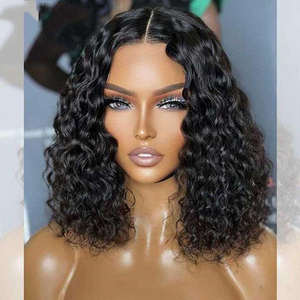 Perruque de cheveux humains 100% HQ Mixed Proc Discount, 10-16 pouces, avec dentelle frontale 4*4, sans colle, ondulée, bouclée, sans colle - Product Image 3