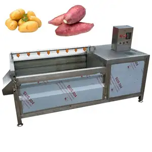 Prix usine patate douce Machine à laver pomme de terre manioc machine à laver et à éplucher à vendre